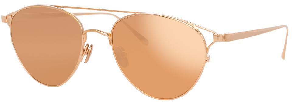 Color_LFL804C3SUN - Linda Farrow Omar C3 Aviator Sunglasses