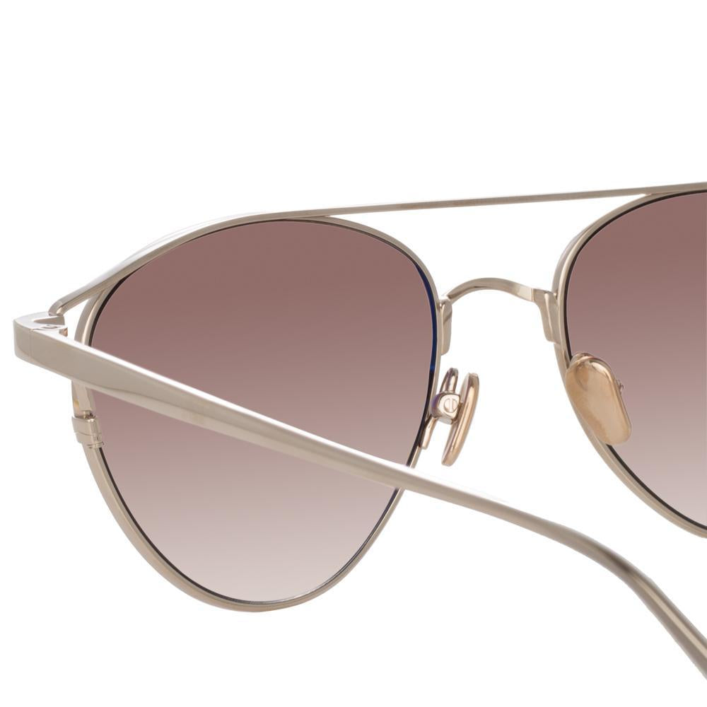 Color_LFL804C5SUN - Linda Farrow Omar C5 Aviator Sunglasses