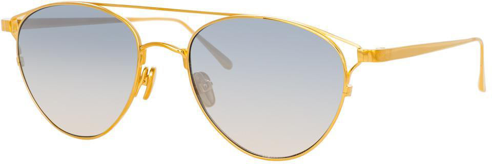Color_LFL804C7SUN - Linda Farrow Omar C7 Aviator Sunglasses
