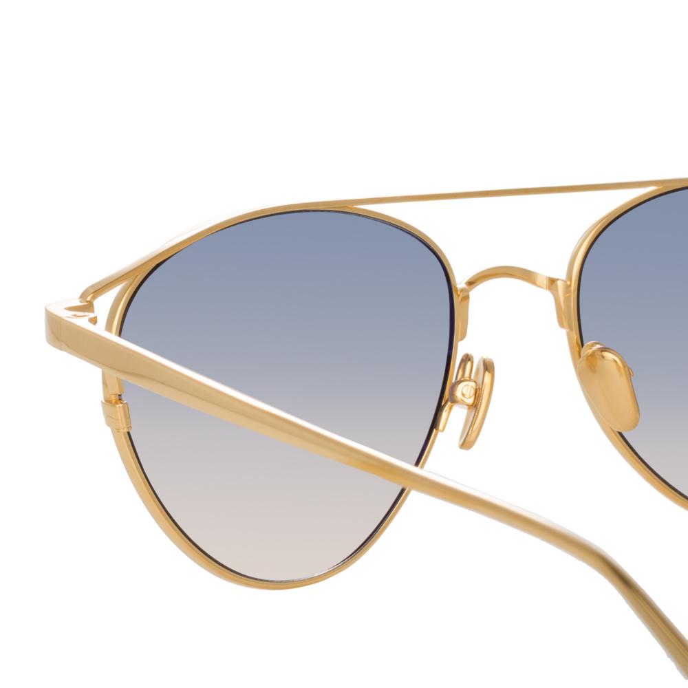 Color_LFL804C7SUN - Linda Farrow Omar C7 Aviator Sunglasses