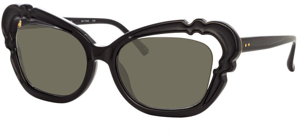 Color_LFL824C1SUN - Linda Farrow Salma C1 Cat Eye Sunglasses