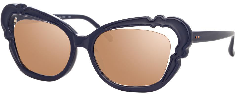 Color_LFL824C4SUN - Linda Farrow Salma C4 Cat Eye Sunglasses