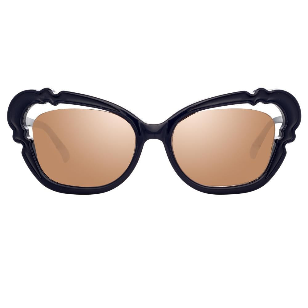 Color_LFL824C4SUN - Linda Farrow Salma C4 Cat Eye Sunglasses