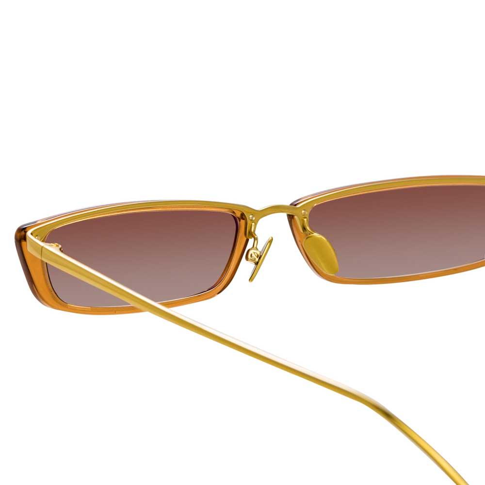 Color_LFL838C7SUN - Linda Farrow Issa C7 Rectangular Sunglasses