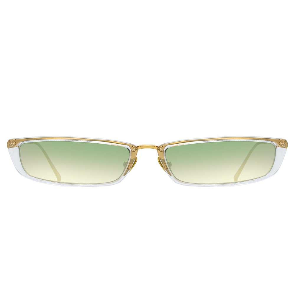 Color_LFL838C9SUN - Linda Farrow Issa C9 Rectangular Sunglasses
