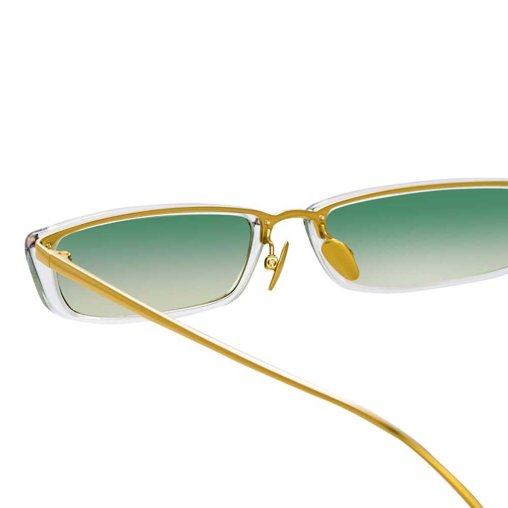 Color_LFL838C9SUN - Linda Farrow Issa C9 Rectangular Sunglasses