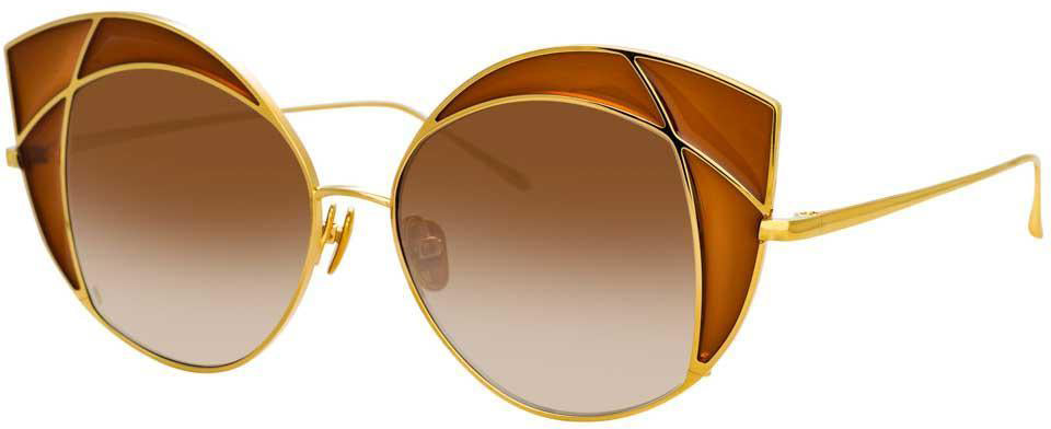 Color_LFL856C2SUN - Linda Farrow Albany C2 Cat Eye Sunglasses