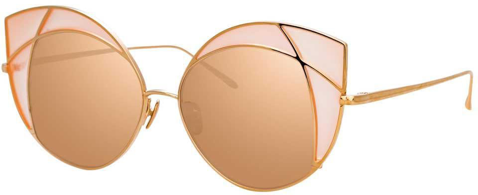 Color_LFL856C6SUN - Linda Farrow Albany C6 Cat Eye Sunglasses