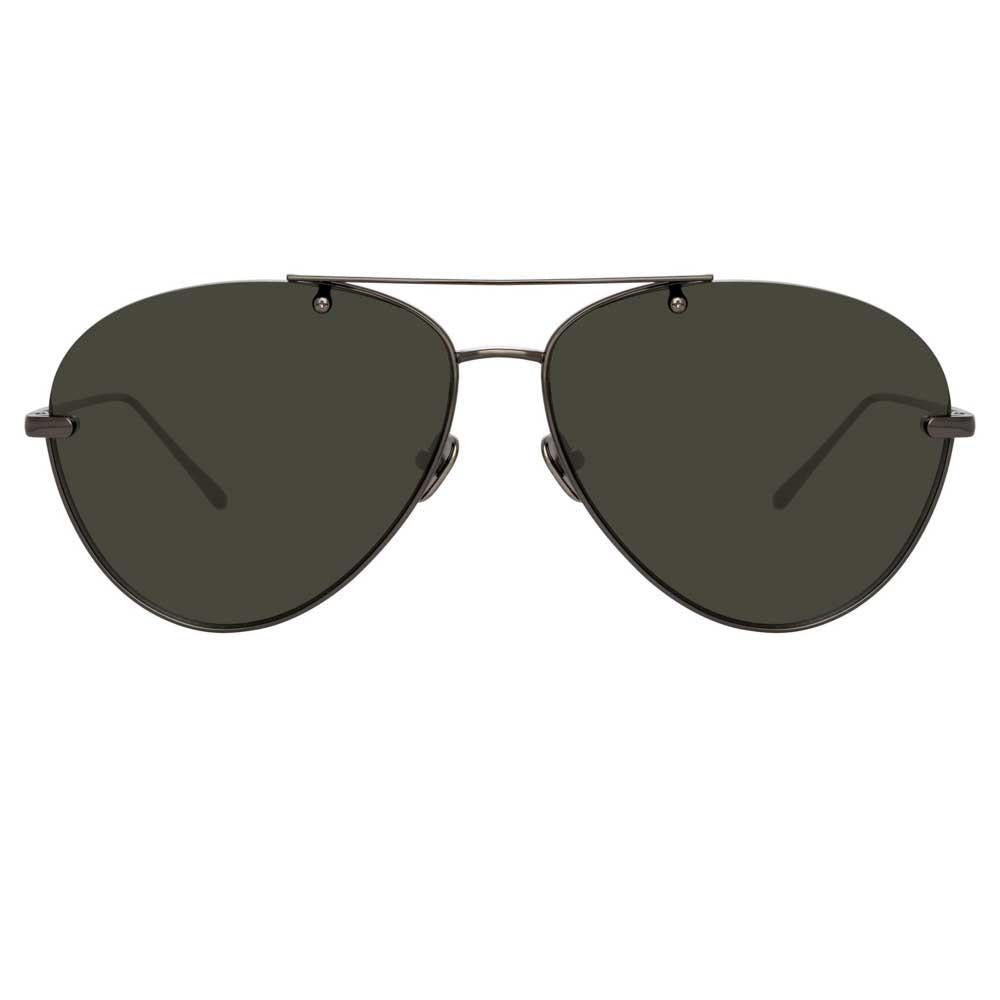 Color_LFL859C5SUN - Linda Farrow Pine C5 Aviator Sunglasses