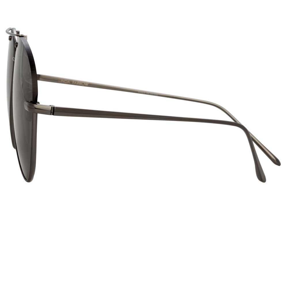 Color_LFL859C5SUN - Linda Farrow Pine C5 Aviator Sunglasses