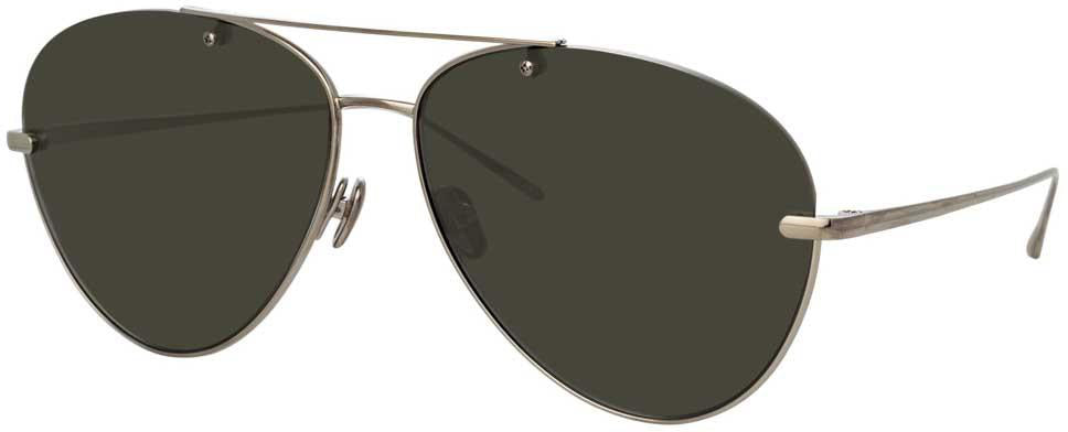 Color_LFL859C7SUN - Linda Farrow Pine C7 Aviator Sunglasses