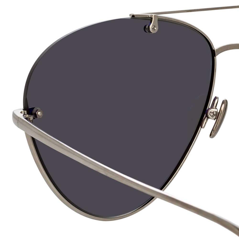 Color_LFL859C7SUN - Linda Farrow Pine C7 Aviator Sunglasses