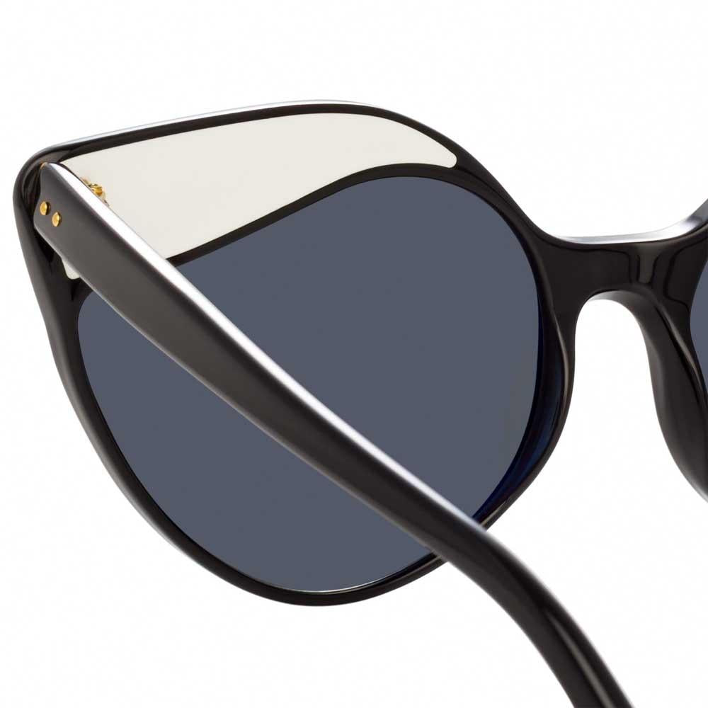Color_LFL871C1SUN - Linda Farrow Ash C1 Cat Eye Sunglasses