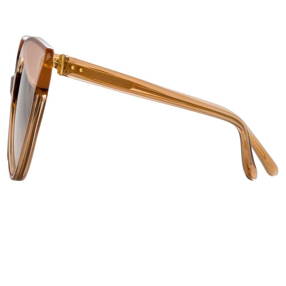 Color_LFL871C2SUN - Linda Farrow Ash C2 Cat Eye Sunglasses