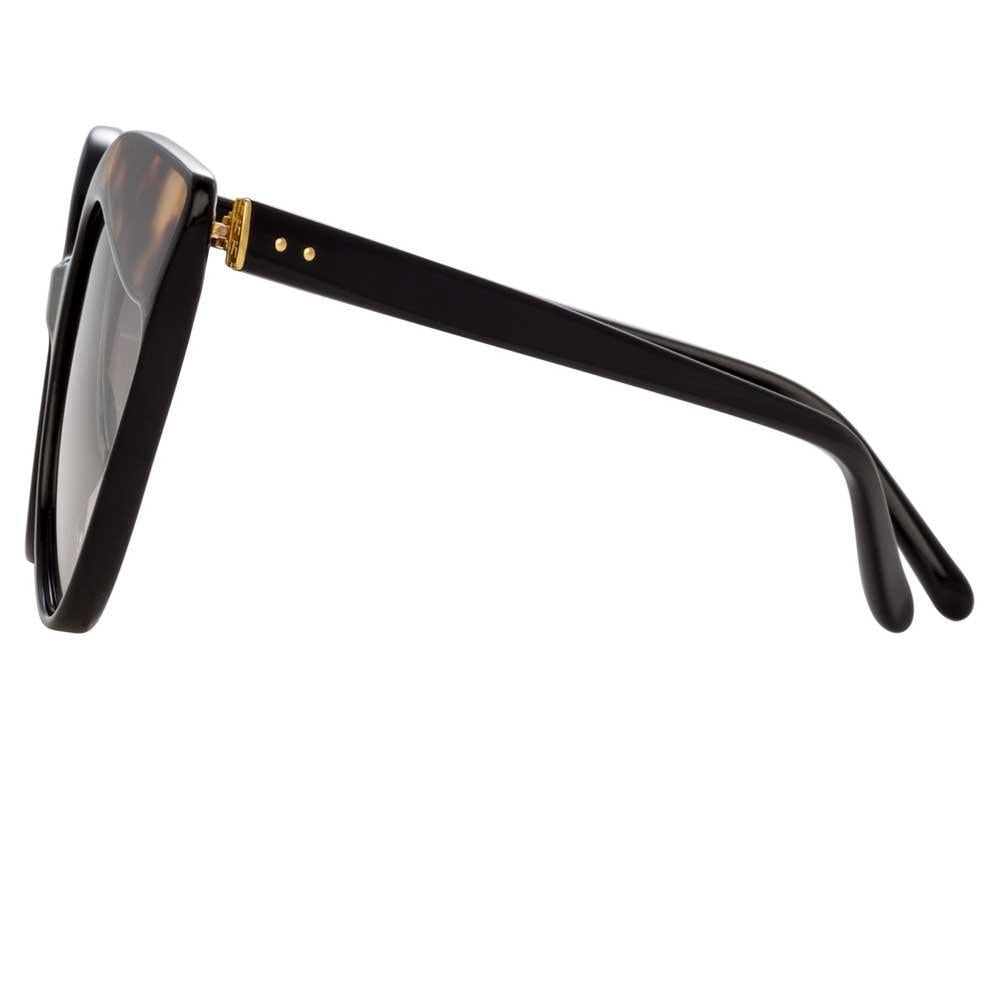 Color_LFL871C3SUN - Linda Farrow Ash C3 Cat Eye Sunglasses