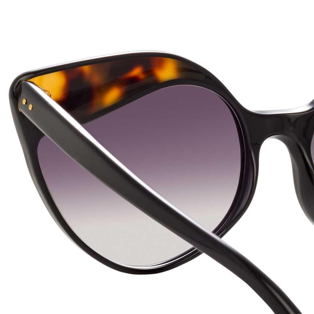 Color_LFL871C3SUN - Linda Farrow Ash C3 Cat Eye Sunglasses