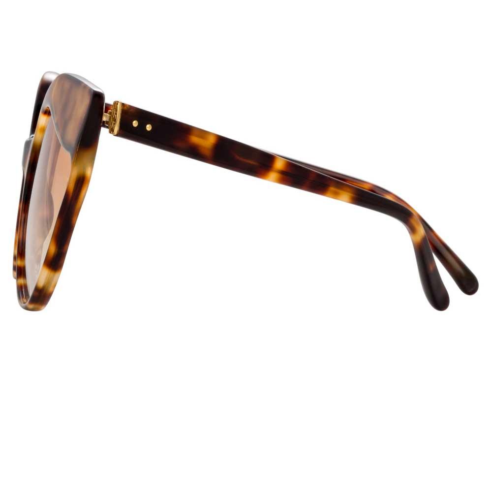 Color_LFL871C4SUN - Linda Farrow Ash C4 Cat Eye Sunglasses