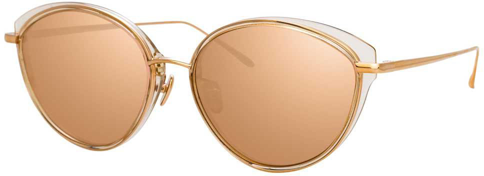 Color_LFL912C4SUN - Linda Farrow Ivy C4 Cat Eye Sunglasses