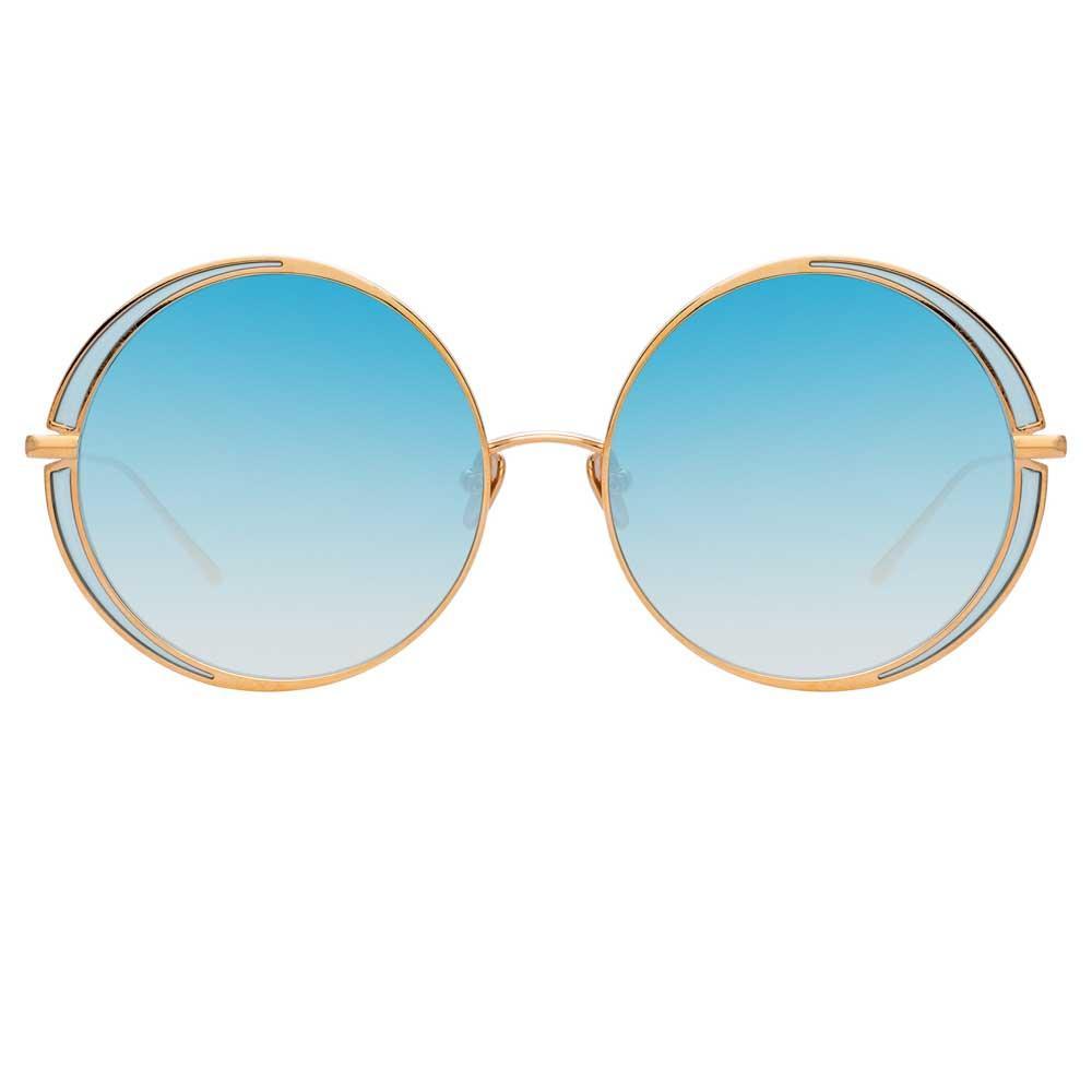 Color_LFL933C10SUN - Linda Farrow Hart C10 Round Sunglasses