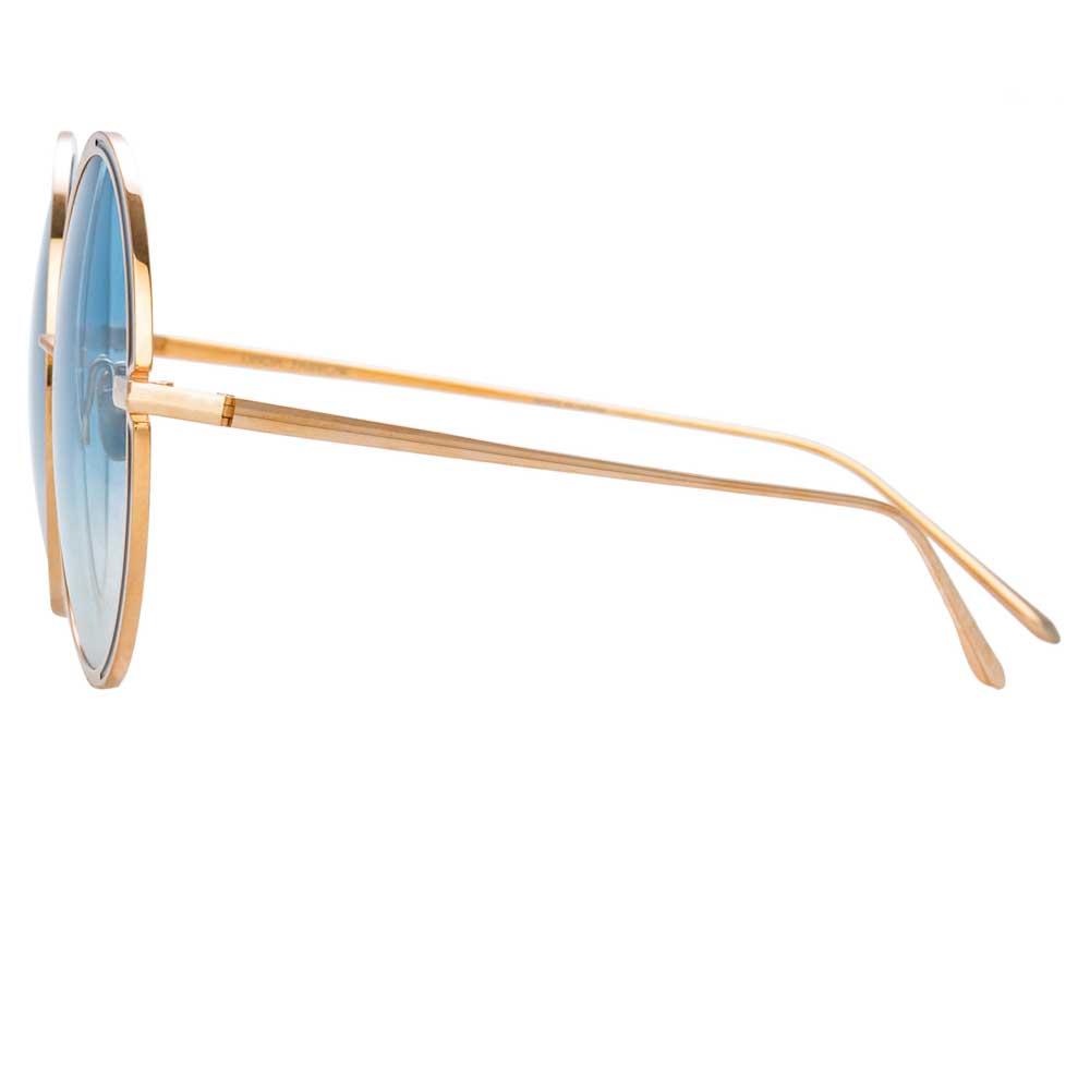 Color_LFL933C10SUN - Linda Farrow Hart C10 Round Sunglasses