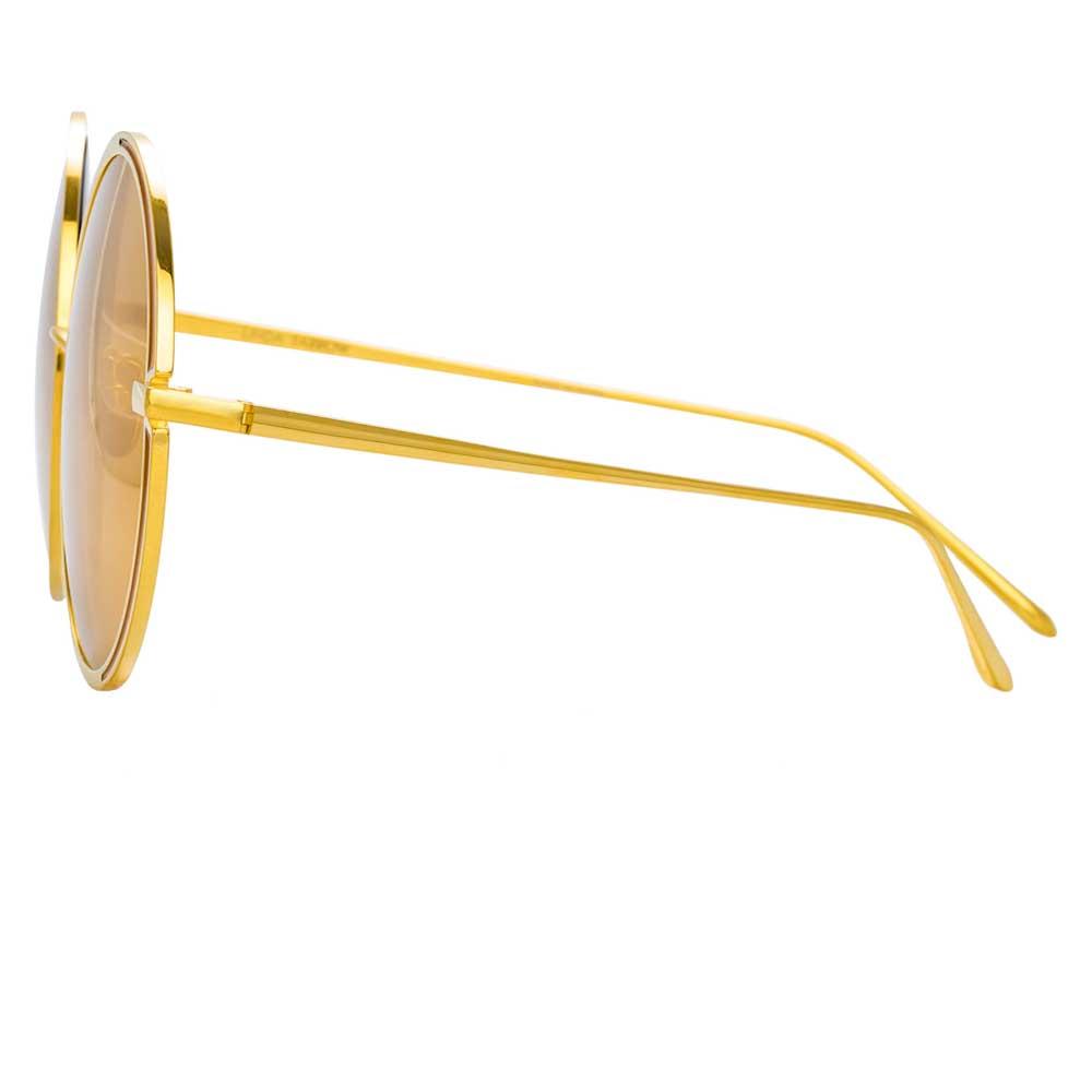 Color_LFL933C5SUN - Linda Farrow Hart C5 Round Sunglasses