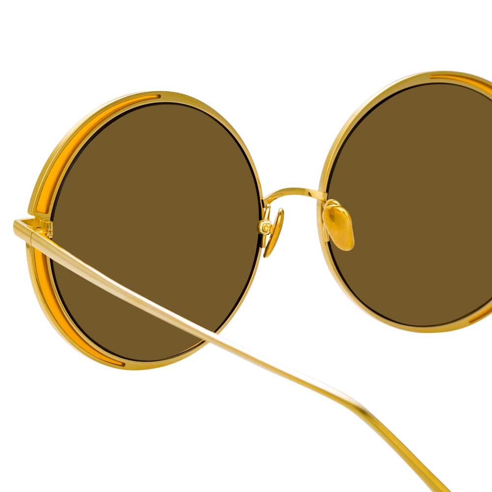 Color_LFL933C5SUN - Linda Farrow Hart C5 Round Sunglasses