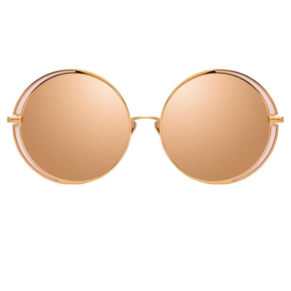 Color_LFL933C7SUN - Linda Farrow Hart C7 Round Sunglasses