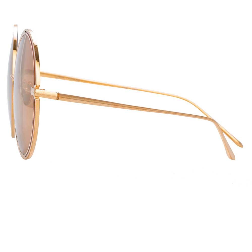 Color_LFL933C7SUN - Linda Farrow Hart C7 Round Sunglasses