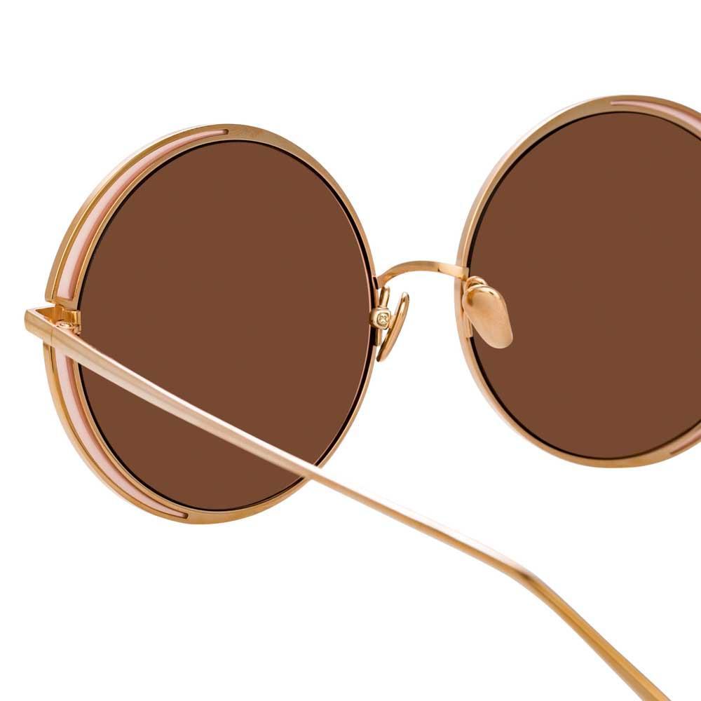 Color_LFL933C7SUN - Linda Farrow Hart C7 Round Sunglasses