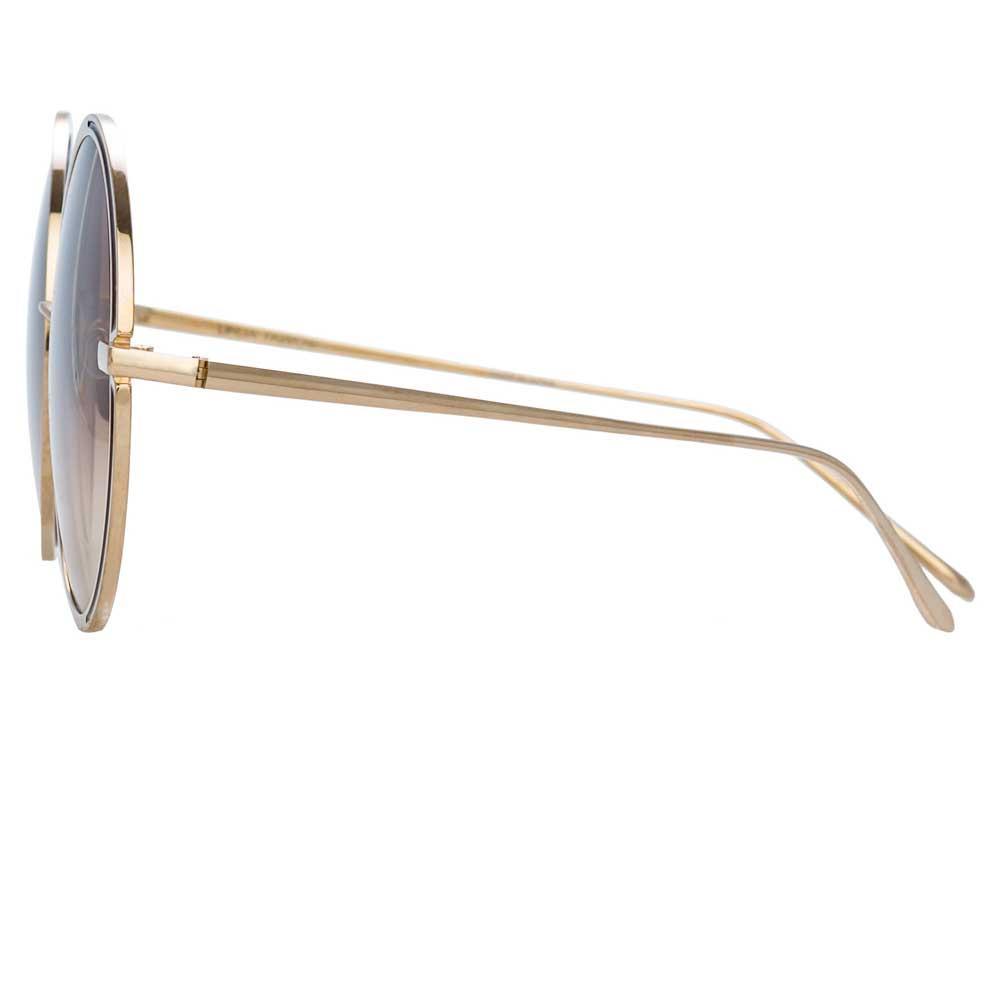 Color_LFL933C9SUN - Linda Farrow Hart C9 Round Sunglasses