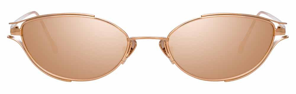 Color_LFL947C3SUN - Violet Cat Eye Sunglasses in Rose Gold and Rose Gold