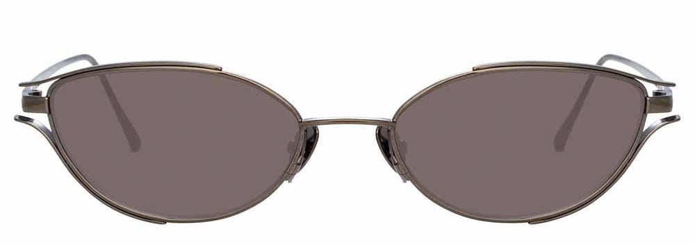 Color_LFL947C5SUN - Violet Cat Eye Sunglasses in Nickel and Grey Grad