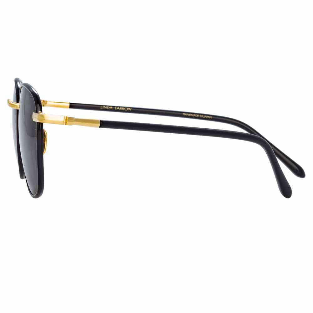 Color_LFL953C1SUN - Linda Farrow Trouper C1 Square Sunglasses