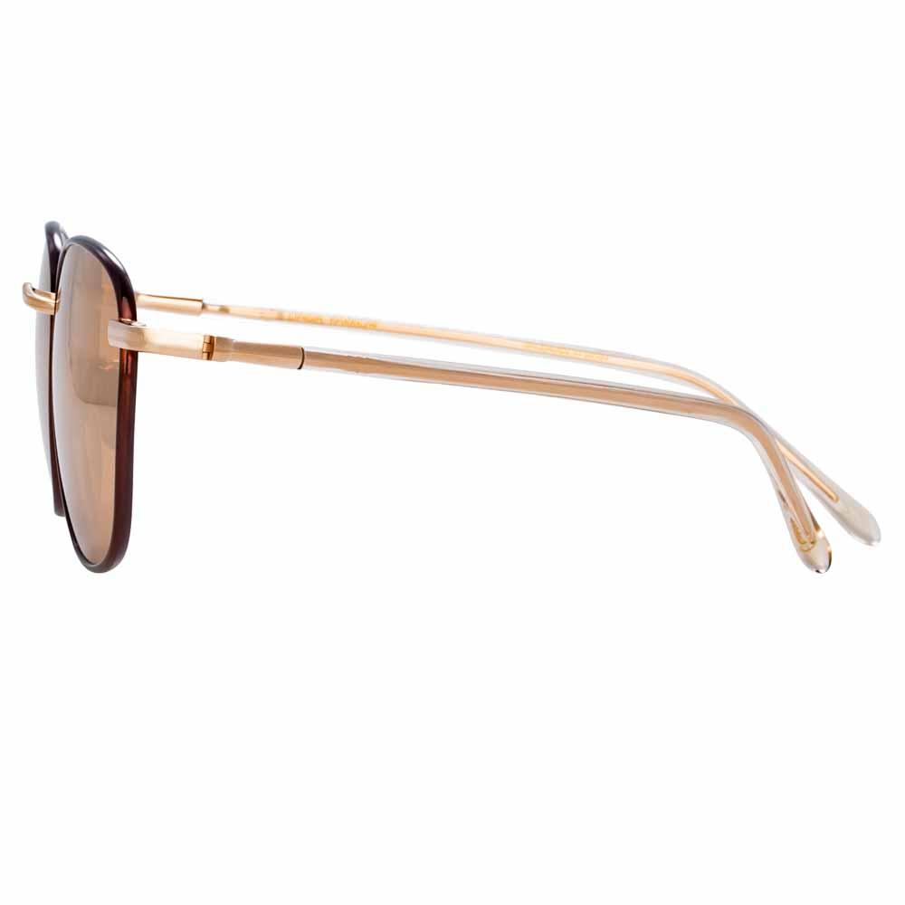 Color_LFL953C5SUN - Linda Farrow Trouper C5 Square Sunglasses