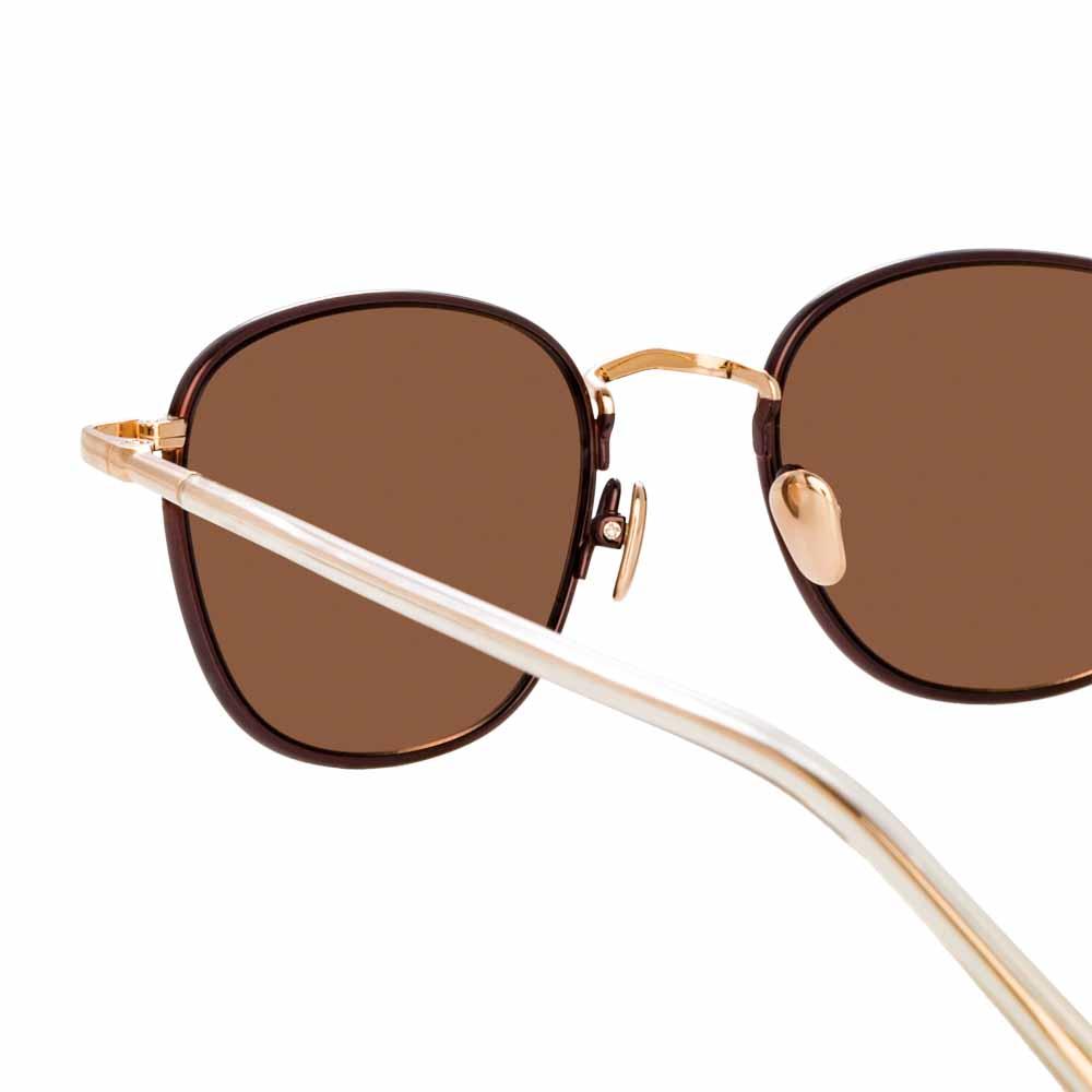 Color_LFL953C5SUN - Linda Farrow Trouper C5 Square Sunglasses