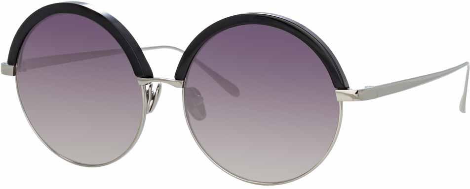 Color_LFL966C5SUN - Linda Farrow Annie C5 Round Sunglasses