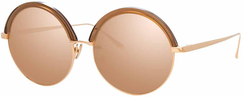 Color_LFL966C6SUN - Linda Farrow Annie C6 Round Sunglasses