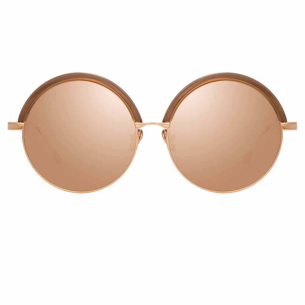 Color_LFL966C6SUN - Linda Farrow Annie C6 Round Sunglasses