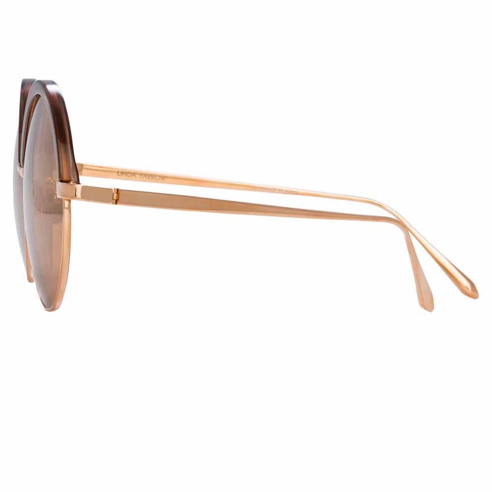 Color_LFL966C6SUN - Linda Farrow Annie C6 Round Sunglasses