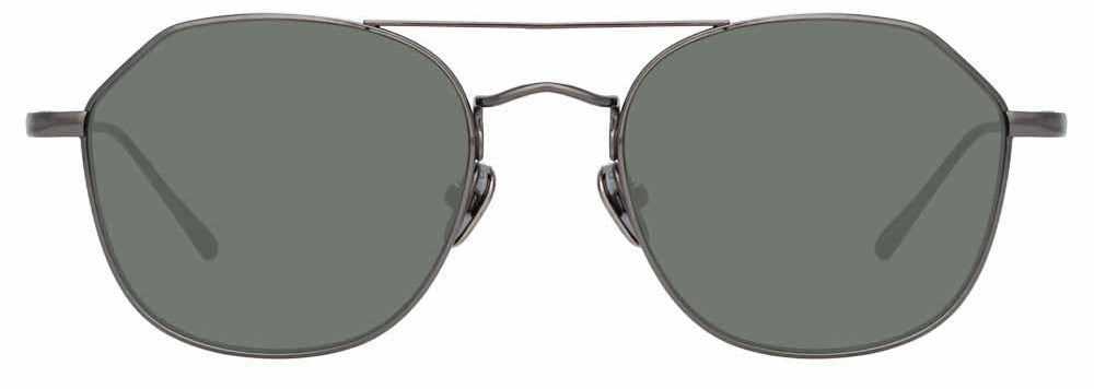 Color_LFL977C6SUN - Dante Square Sunglasses in Nickel and Dark Grey