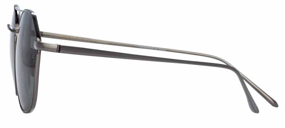 Color_LFL977C6SUN - Dante Square Sunglasses in Nickel and Dark Grey