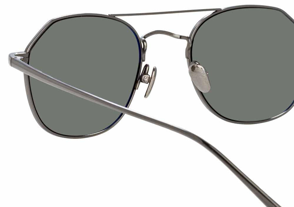 Color_LFL977C6SUN - Dante Square Sunglasses in Nickel and Dark Grey