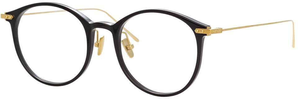 Color_LF02C1OPT - Linda Farrow Linear Gray C1 Oval Optical Frame