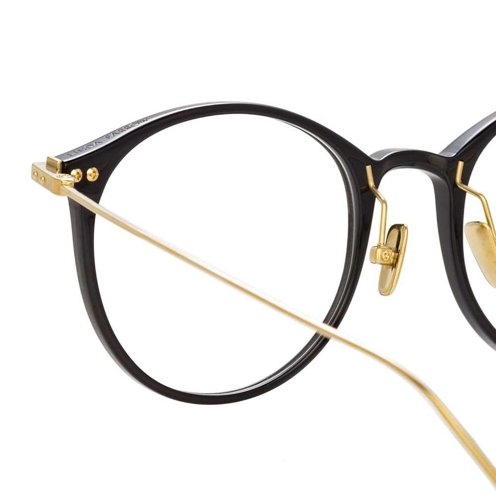 Color_LF02C1OPT - Linda Farrow Linear Gray C1 Oval Optical Frame