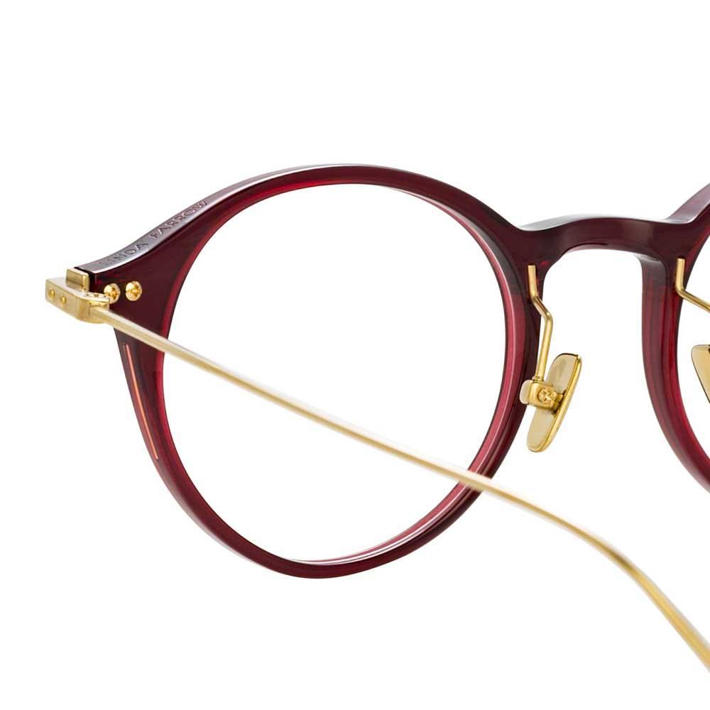 Color_LF06C4OPT - Linda Farrow Linear Arris C4 Oval Optical Frame