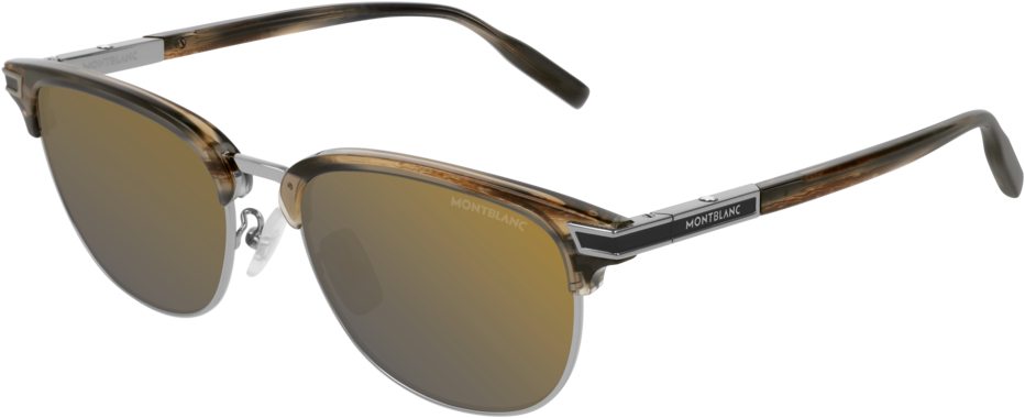 Color_MB0040S-008 - GREY - GOLD - MIRROR