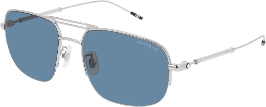 Color_MB0109S-004 - SILVER - BLUE
