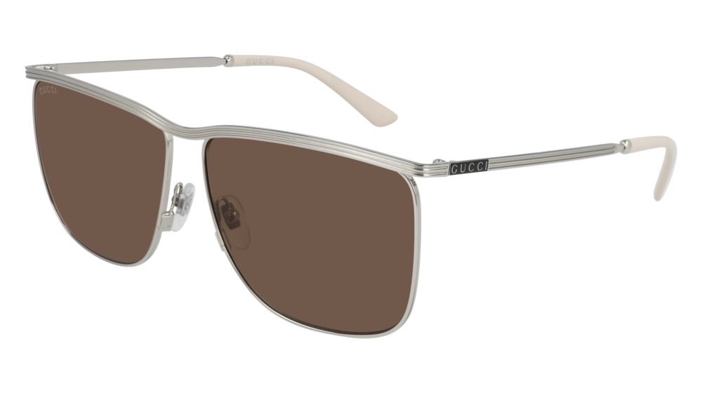 Color_GG0821S-002 - SILVER - BROWN