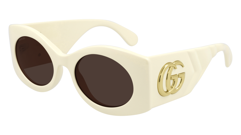 Color_GG0810S-002 - IVORY - BROWN