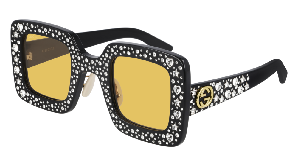 Color_GG0780S-007 - BLACK - YELLOW